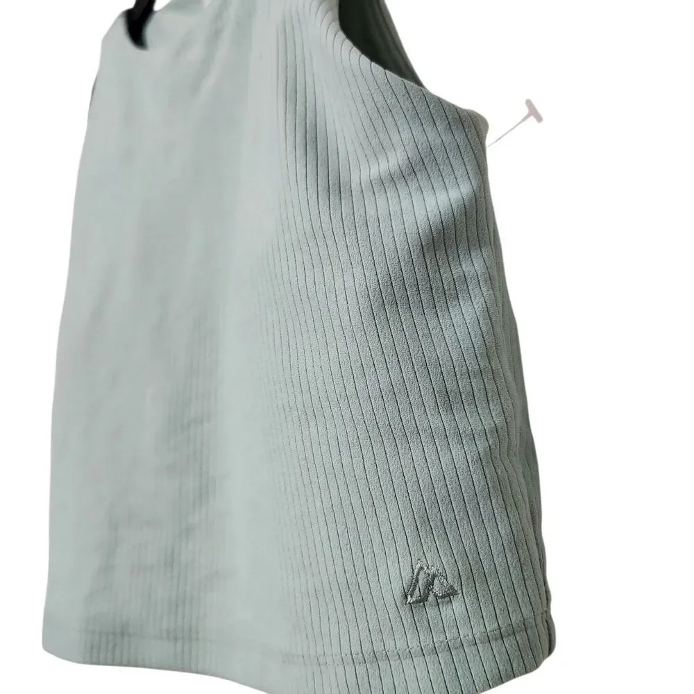 Alpine Design Sports Bra Size XS Light Green Color Removable Pads Crop top. New